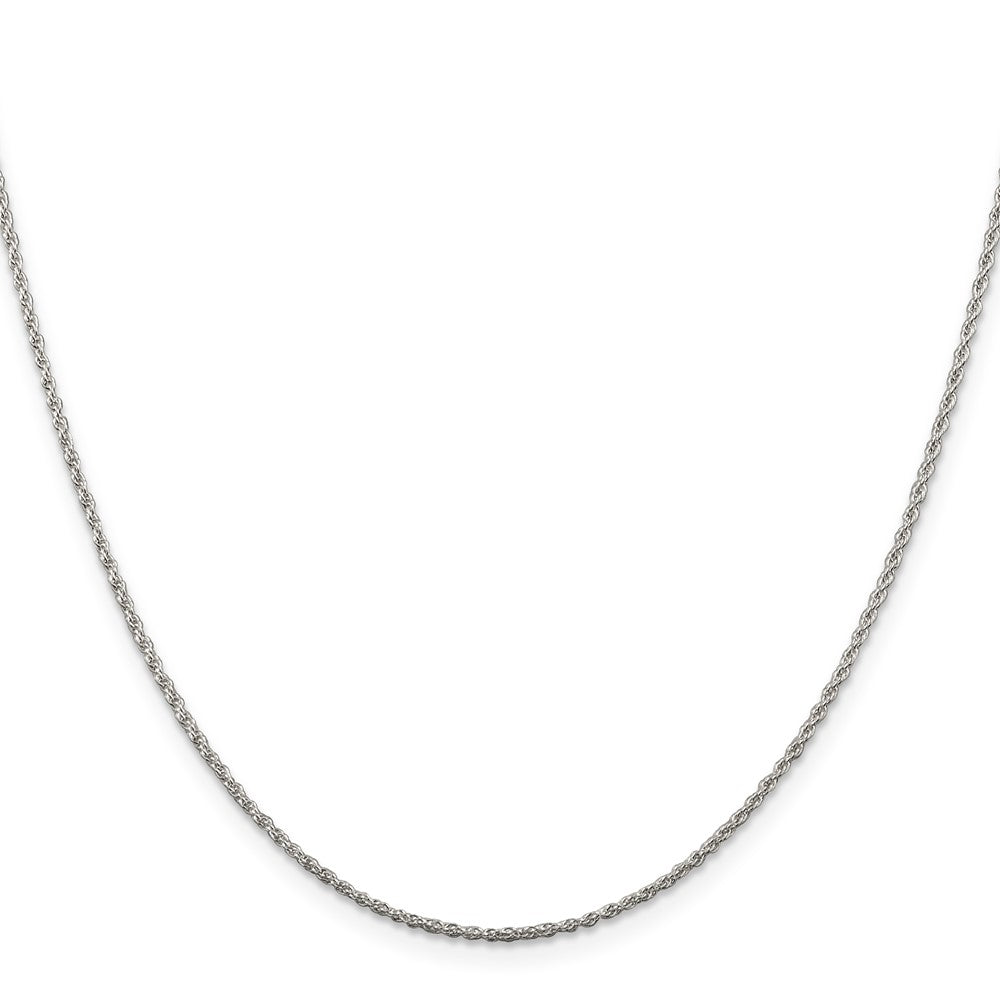 Sterling Silver Rhodium-plated 1.3mm Loose Rope ChainQFC67R