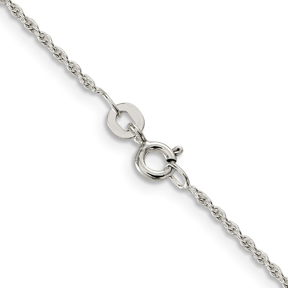 Sterling Silver Rhodium-plated 1.3mm Loose Rope ChainQFC67R