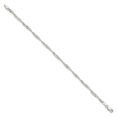 Sterling Silver 3mm Singapore Chain QFC70-8