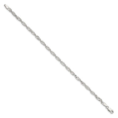 Sterling Silver 3.5mm Singapore Chain QFC71-8