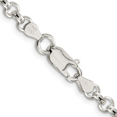 Sterling Silver 4.6mm Rolo ChainQFC76
