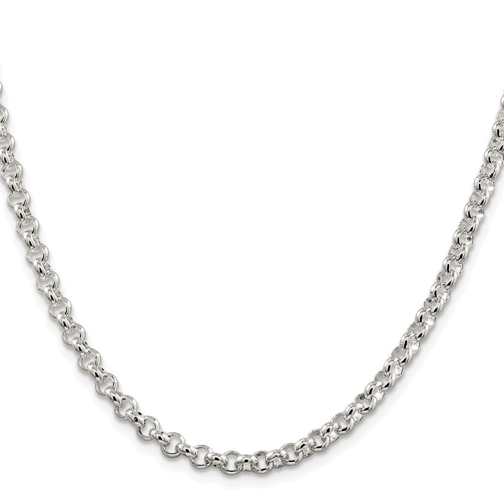 Sterling Silver Rhodium-plated 4.6mm Rolo ChainQFC76R