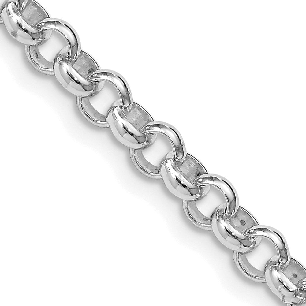Sterling Silver Rhodium-plated 4.6mm Rolo ChainQFC76R