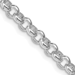 Sterling Silver Rhodium-plated 4.6mm Rolo ChainQFC76R