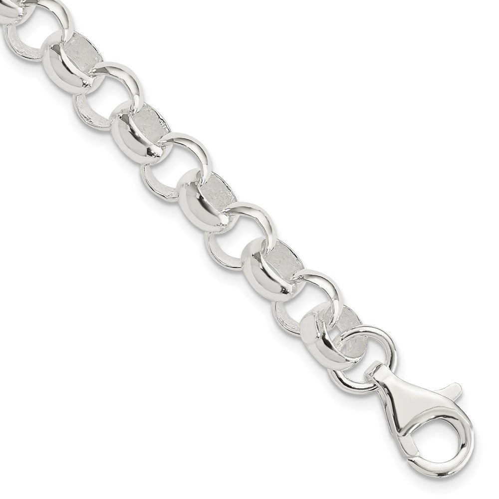 Sterling Silver 8.00mm Belcher Light Bracelet QFC79-7.5