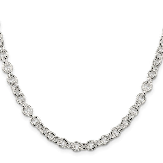 Sterling Silver 6.1mm Cable ChainQFC8