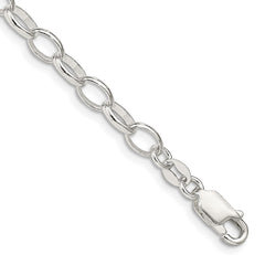 Sterling Silver 5mm Fancy Rolo Chain QFC88-8