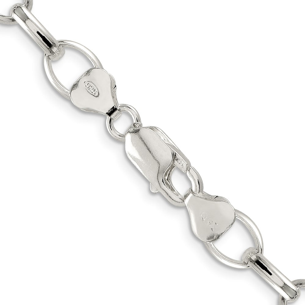 Sterling Silver 8mm Fancy Rolo ChainQFC89