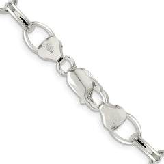 Sterling Silver 8mm Fancy Rolo ChainQFC89