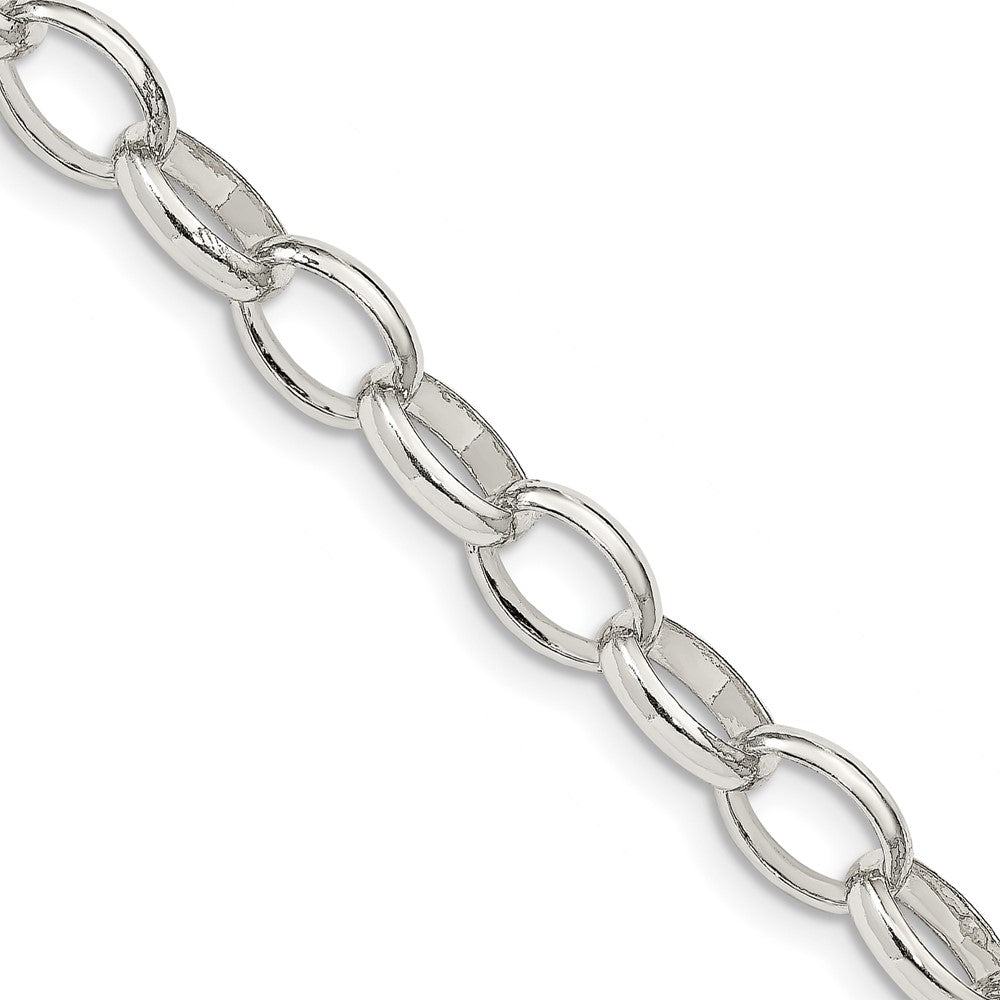Sterling Silver 8mm Fancy Rolo ChainQFC89
