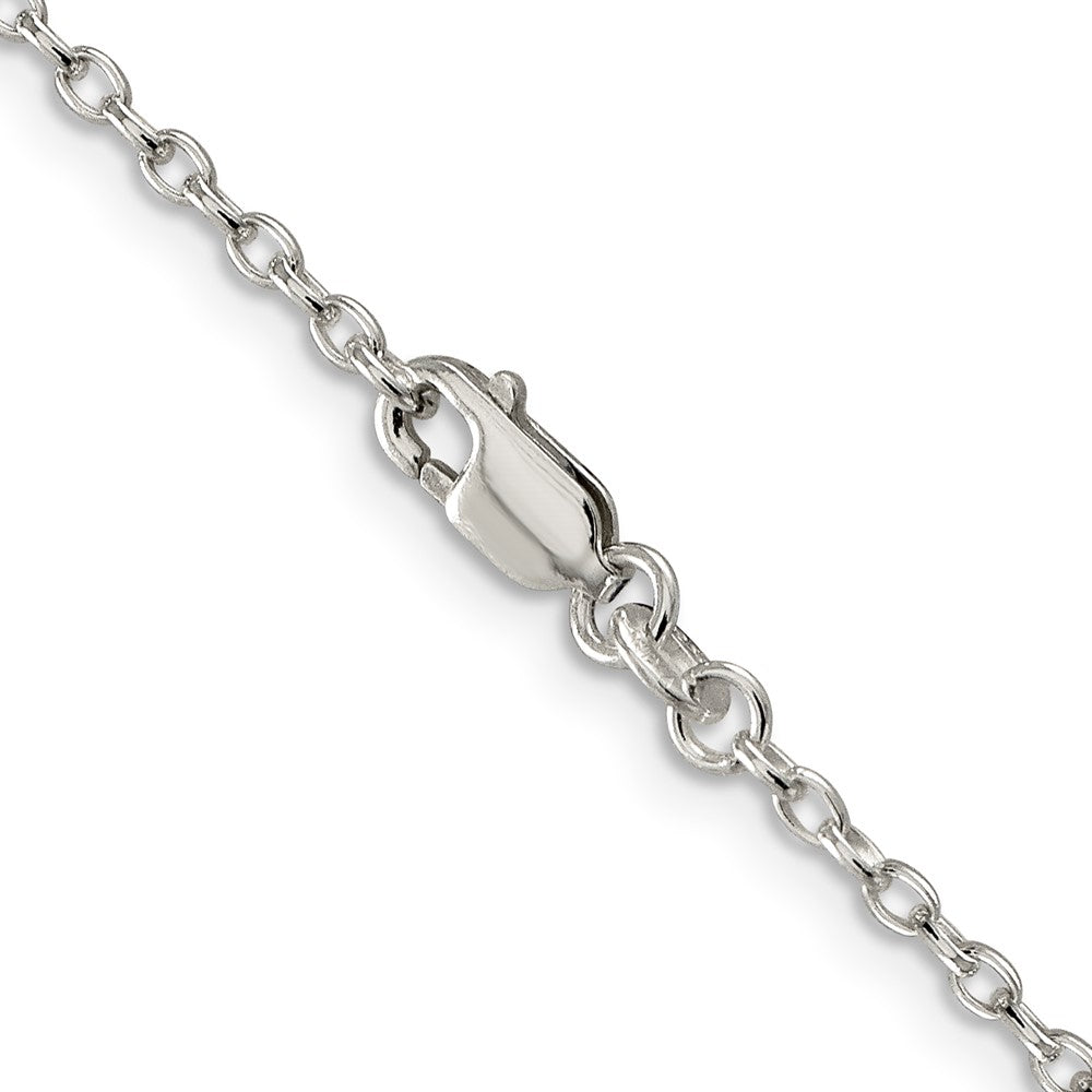 Sterling Silver 2.25mm Oval Cable ChainQFC93