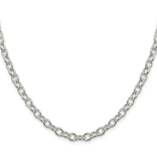 Sterling Silver 5.75mm Oval Cable ChainQFC96