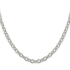 Sterling Silver 5.75mm Oval Cable ChainQFC96
