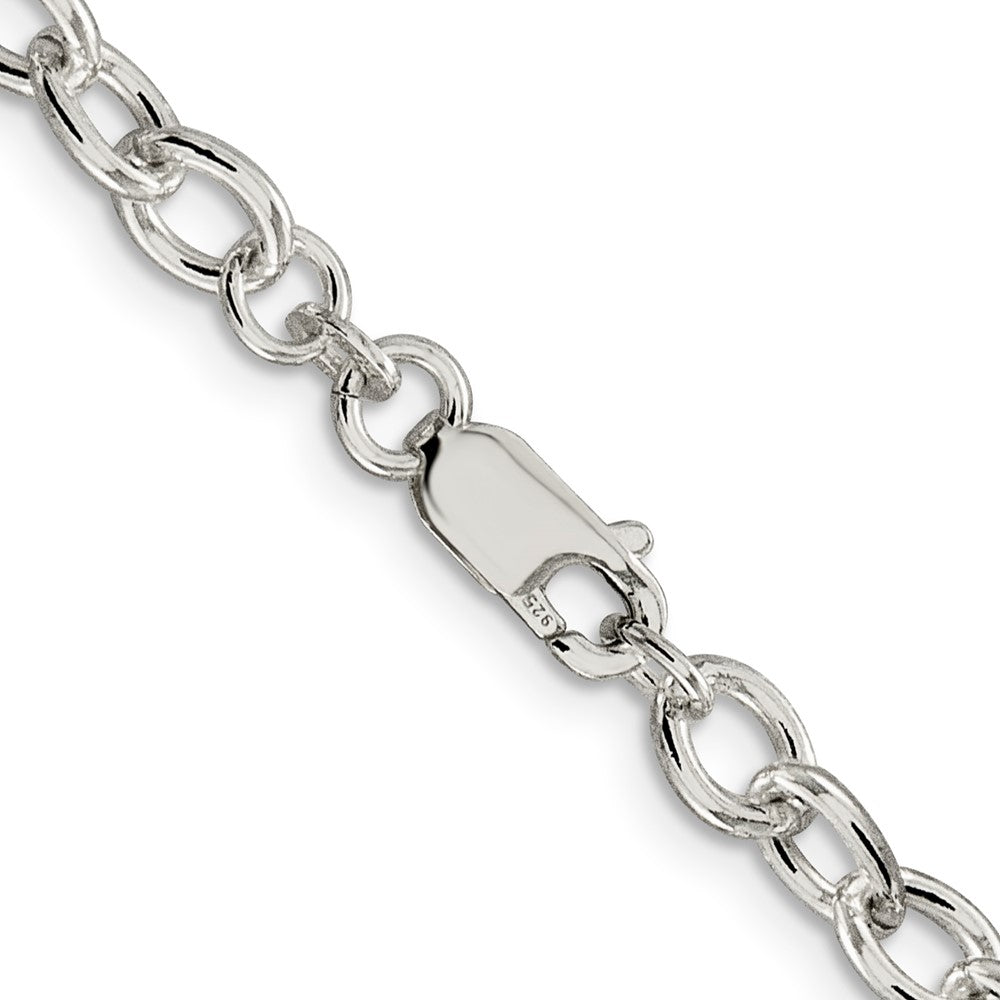 Sterling Silver 5.75mm Oval Cable ChainQFC96