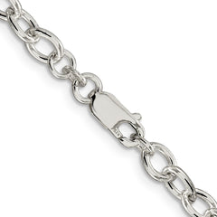Sterling Silver 5.75mm Oval Cable ChainQFC96