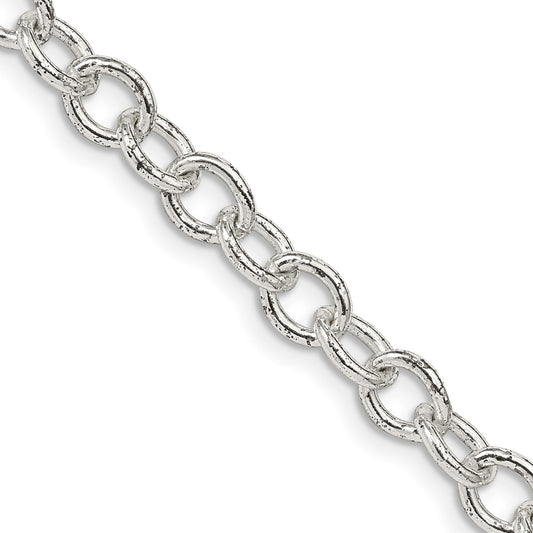 Sterling Silver 5.75mm Oval Cable ChainQFC96
