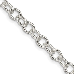 Sterling Silver 5.75mm Oval Cable ChainQFC96
