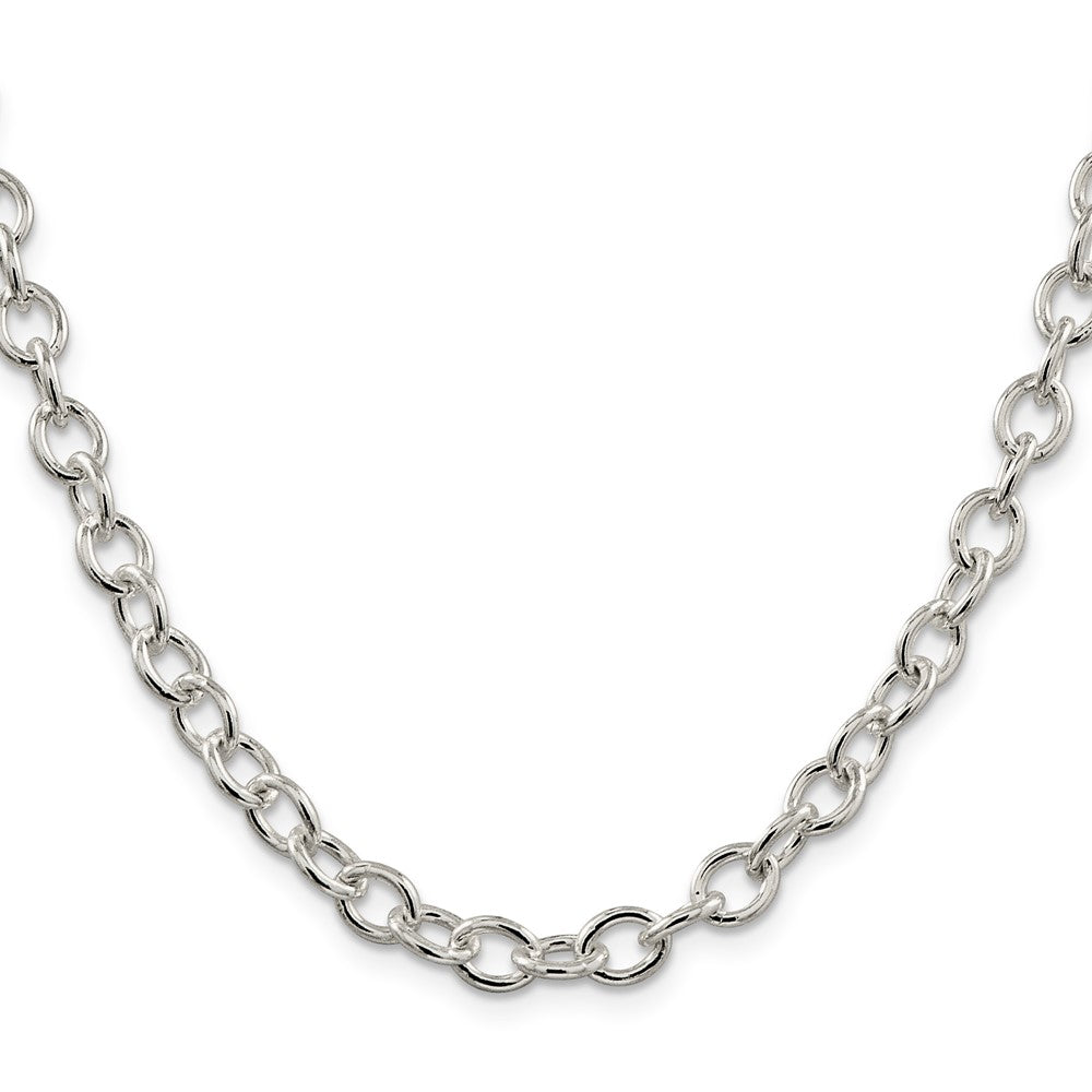 Sterling Silver 6.8mm Oval Cable ChainQFC97