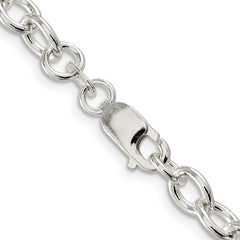 Sterling Silver 6.8mm Oval Cable ChainQFC97