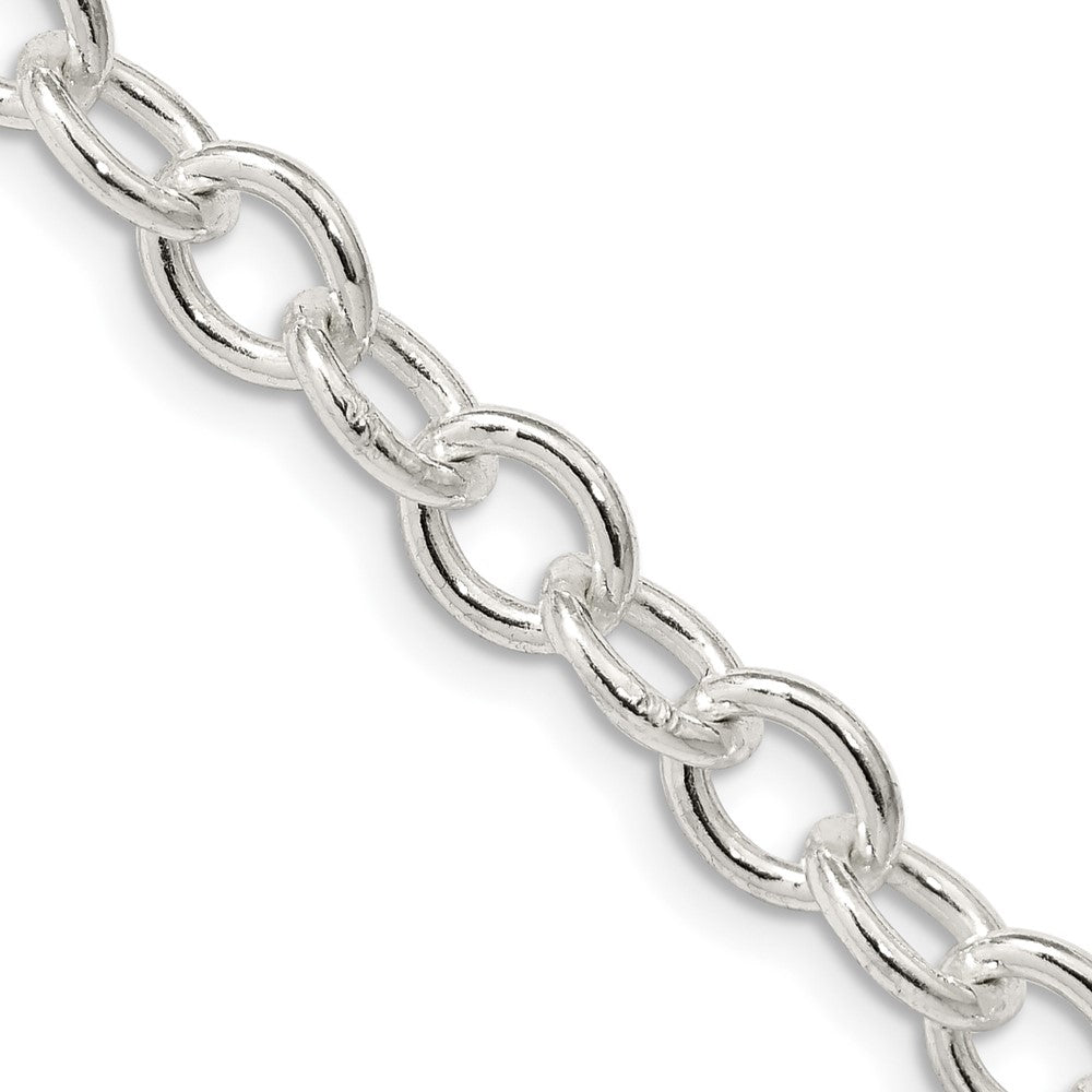 Sterling Silver 6.8mm Oval Cable ChainQFC97