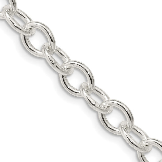 Sterling Silver 6.8mm Oval Cable ChainQFC97