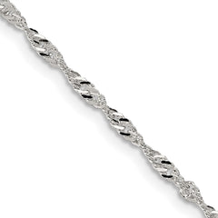Sterling Silver 2mm Singapore ChainQFC99