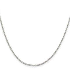 Sterling Silver 1.4mm Figaro ChainQFG040