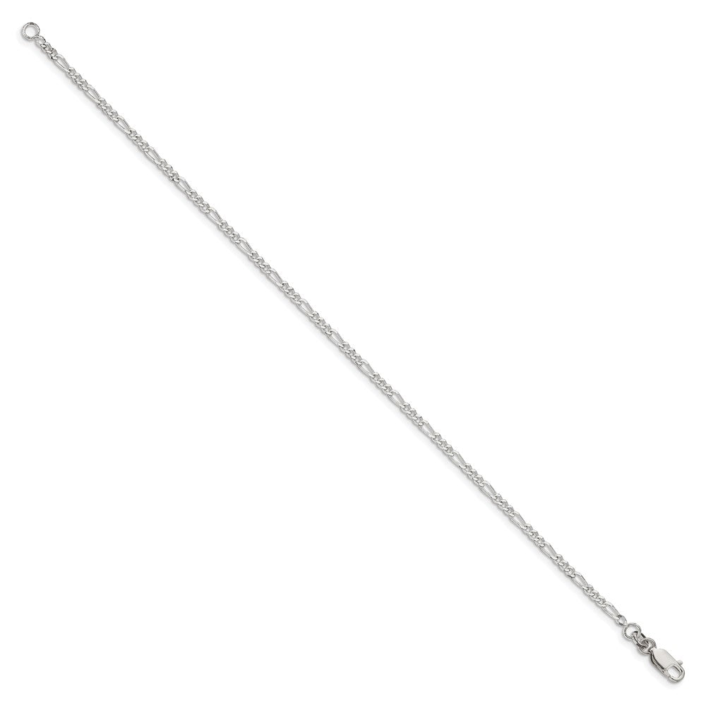 Sterling Silver 2.25mm Figaro Chain QFG060-8
