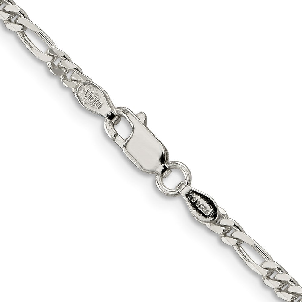 Sterling Silver 2.85mm Figaro ChainQFG080