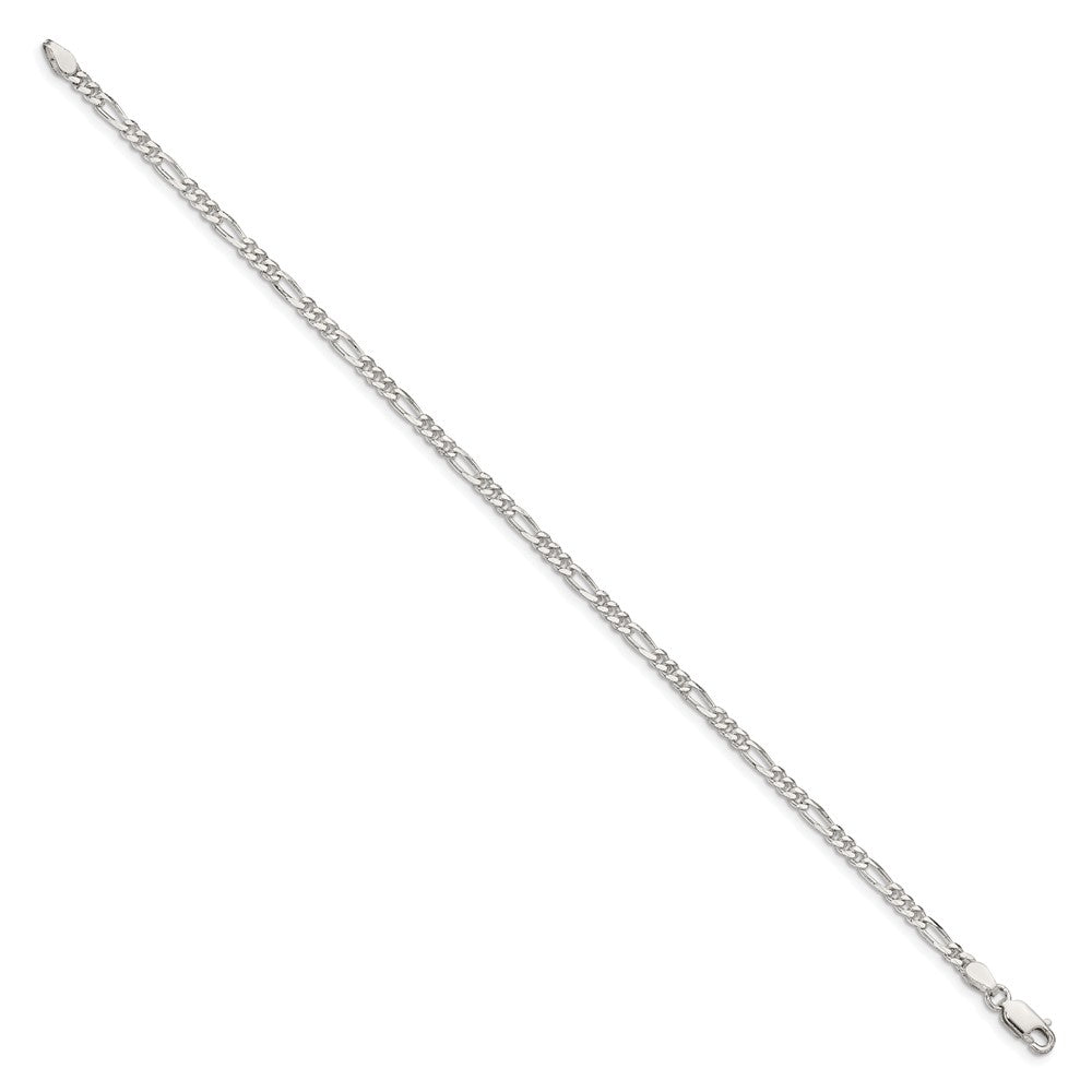 Sterling Silver 2.85mm Figaro Chain QFG080-8