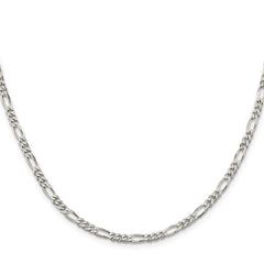 Sterling Silver 3.5mm Figaro ChainQFG100