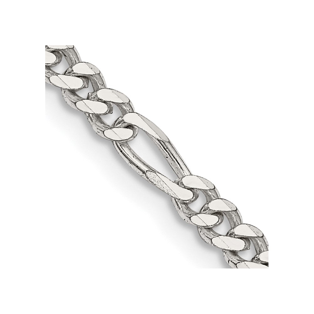 Sterling Silver 3.5mm Figaro ChainQFG100