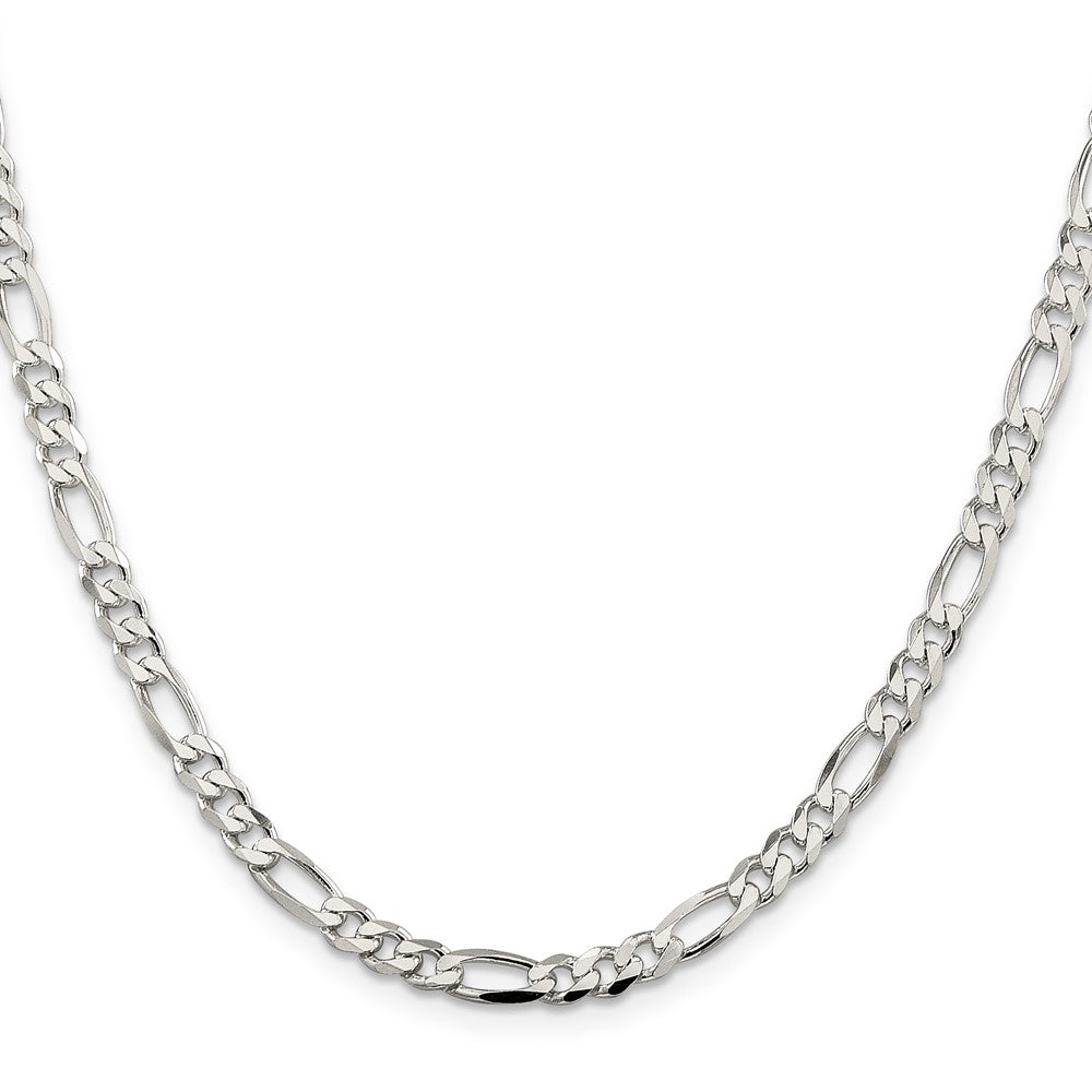 Sterling Silver 4.5mm Figaro ChainQFG120