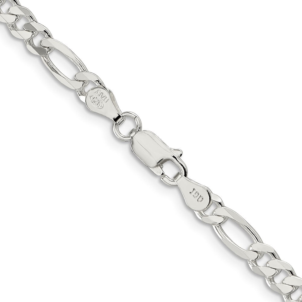 Sterling Silver 4.5mm Figaro ChainQFG120