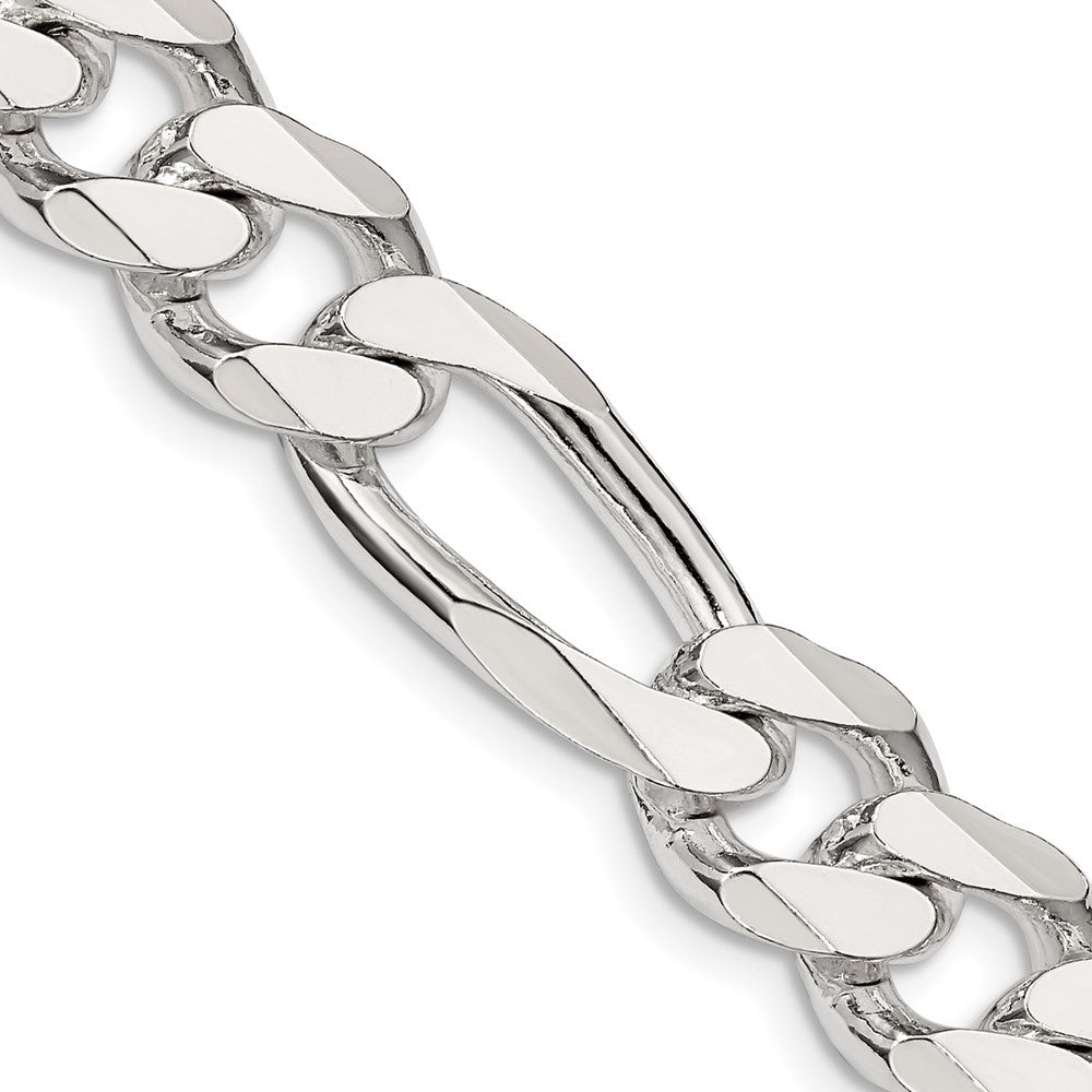 Sterling Silver 10.75mm Figaro ChainQFG300