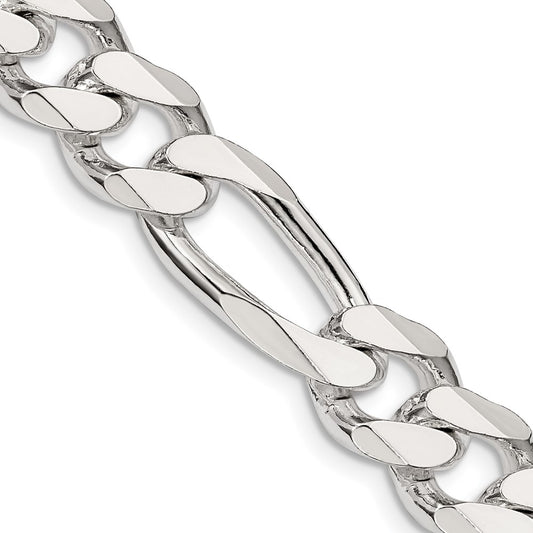 Sterling Silver 10.75mm Figaro ChainQFG300