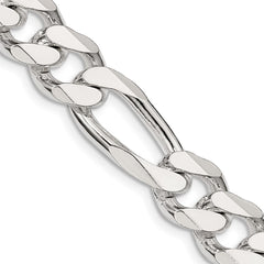 Sterling Silver 10.75mm Figaro ChainQFG300