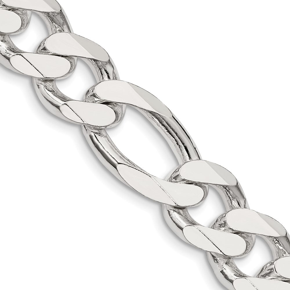 Sterling Silver 13.5mm Figaro ChainQFG350