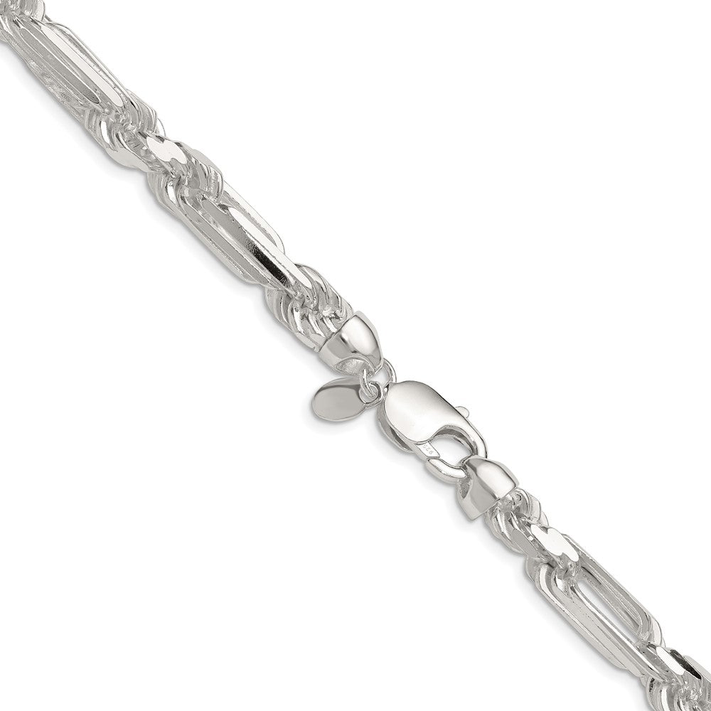 Sterling Silver 8mm D/C Figarope ChainQFGR150
