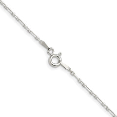 Sterling Silver D/C 1.75mm 3 Short Plus 1 Long Cable Link ChainQFL050