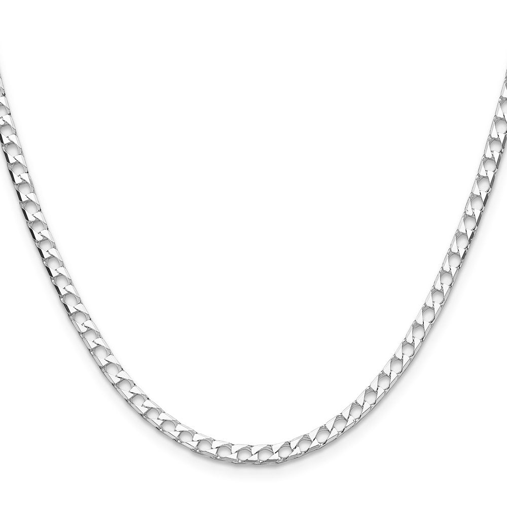 Sterling Silver 3.25mm D/C Square Curb ChainQFOC120