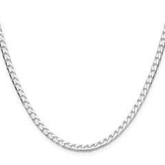 Sterling Silver 3.25mm D/C Square Curb ChainQFOC120
