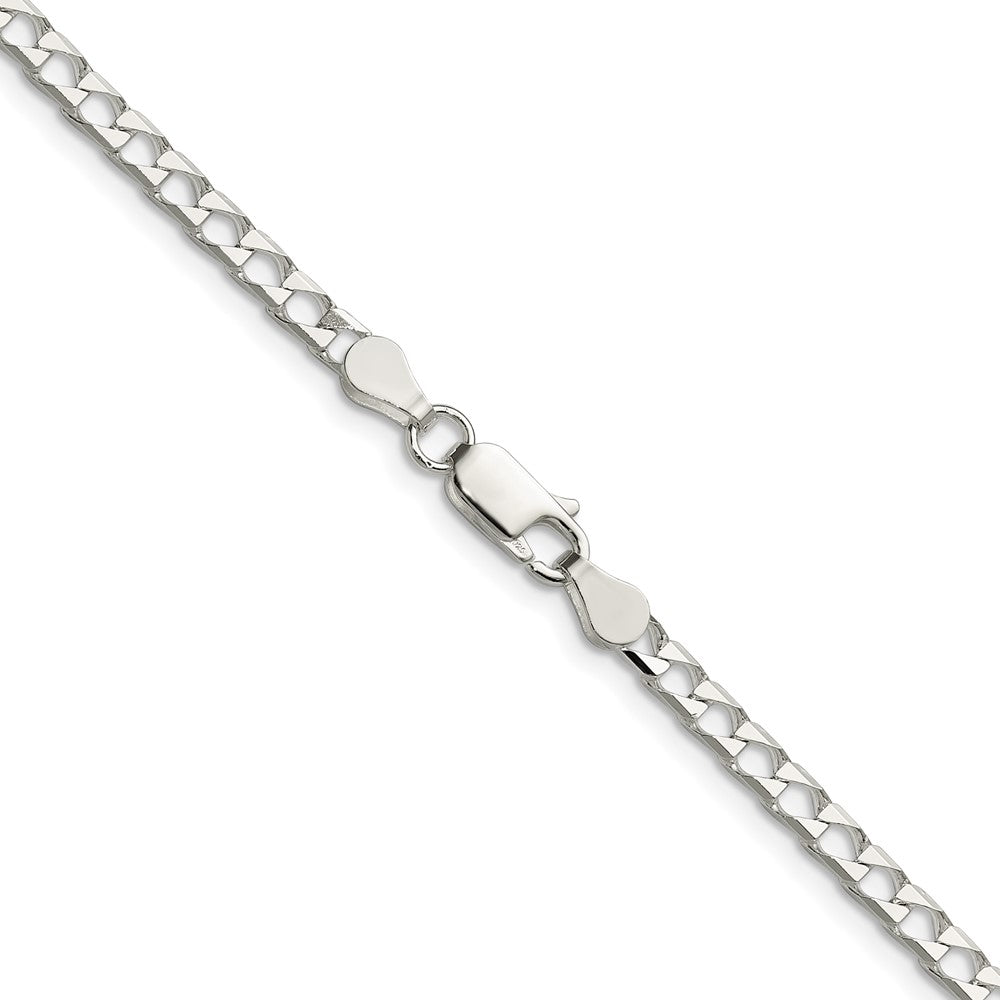 Sterling Silver 3.25mm D/C Square Curb ChainQFOC120