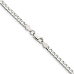 Sterling Silver 3.25mm D/C Square Curb ChainQFOC120