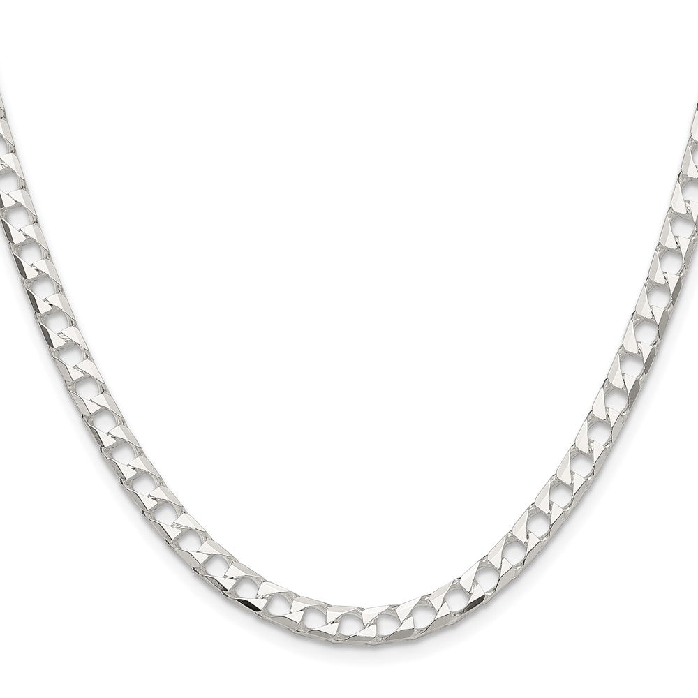 Sterling Silver 5mm D/C Square Curb ChainQFOC180