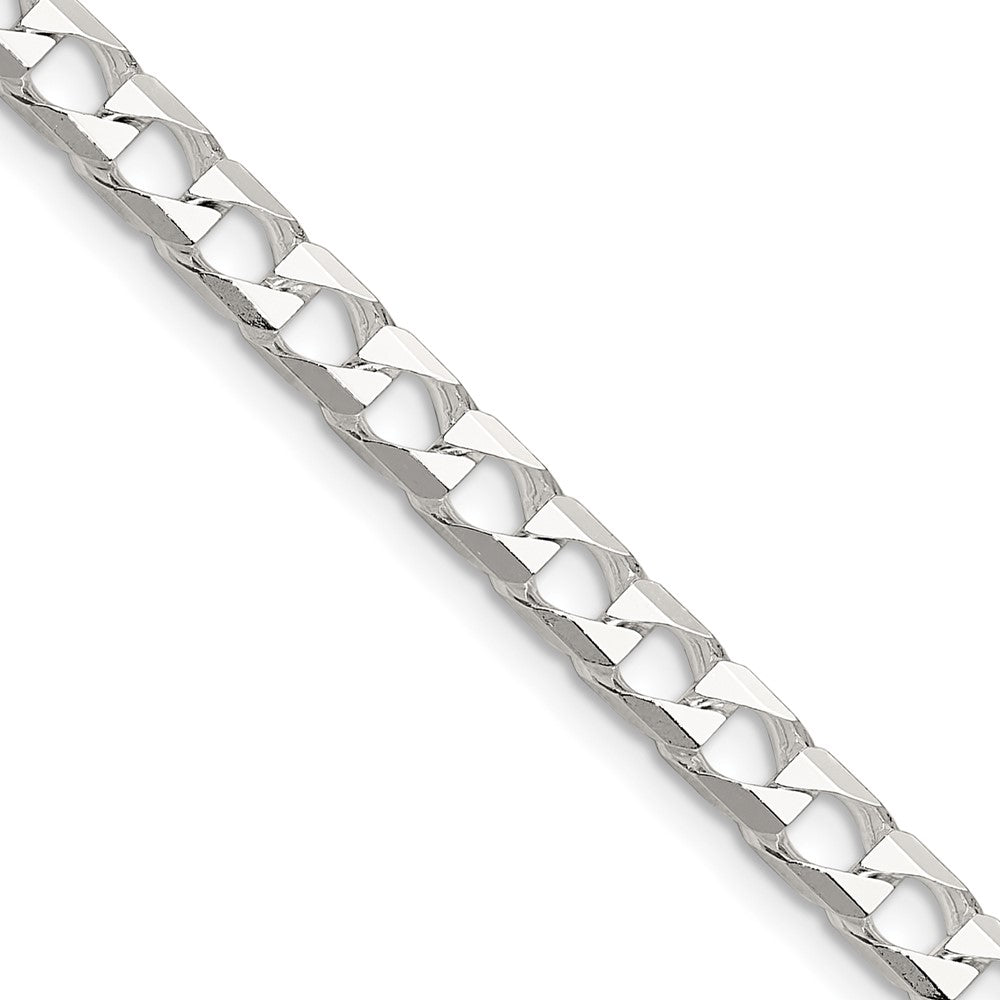 Sterling Silver 5mm D/C Square Curb ChainQFOC180