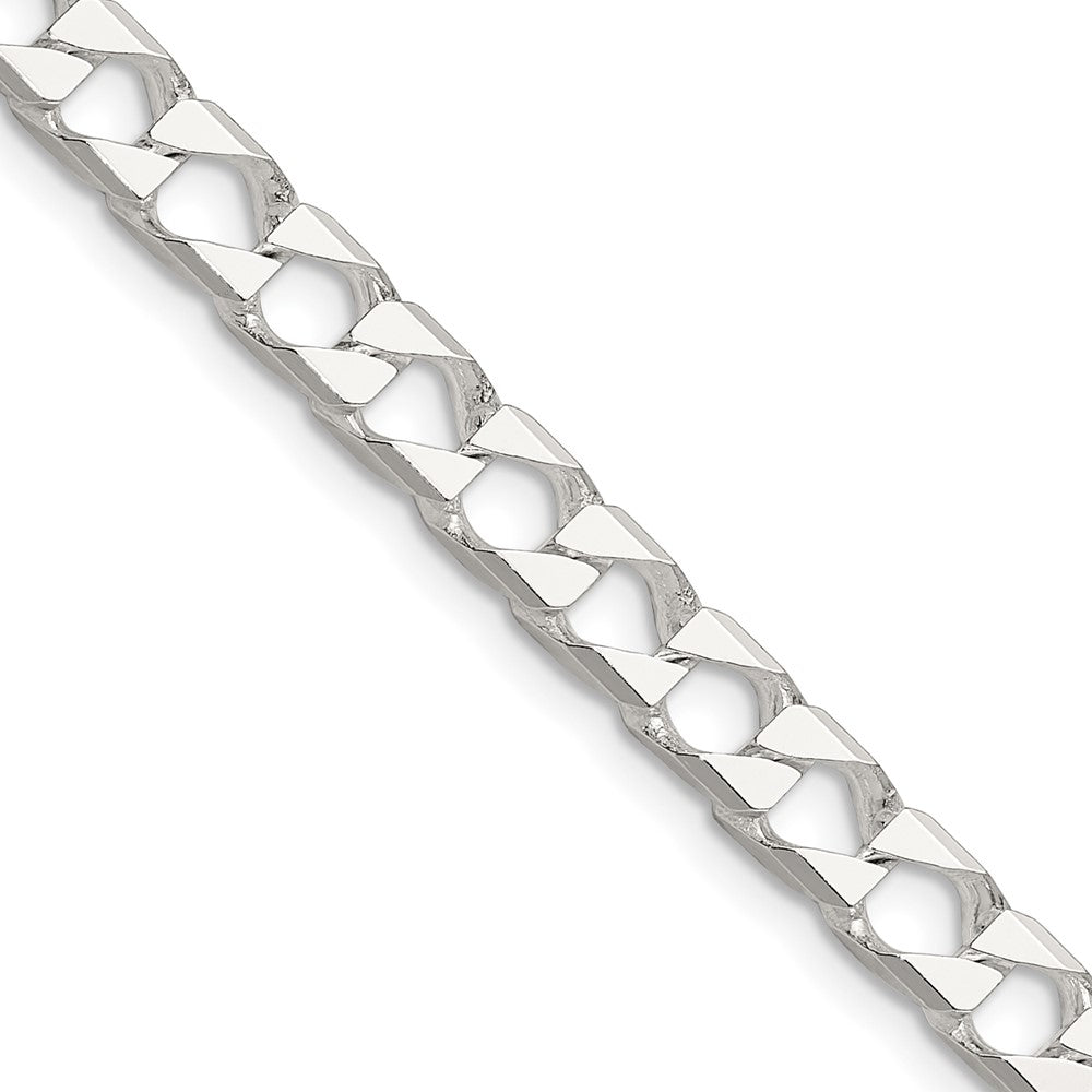 Sterling Silver 5.75mm D/C Square Curb ChainQFOC200