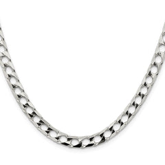 Sterling Silver 6.25mm D/C Square Curb ChainQFOC220