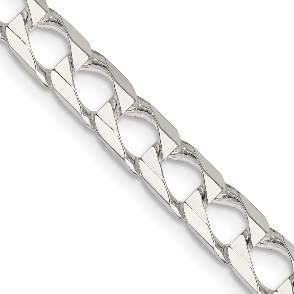Sterling Silver 6.25mm D/C Square Curb ChainQFOC220