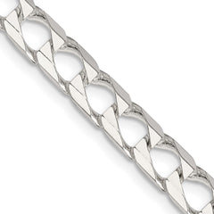 Sterling Silver 6.25mm D/C Square Curb ChainQFOC220